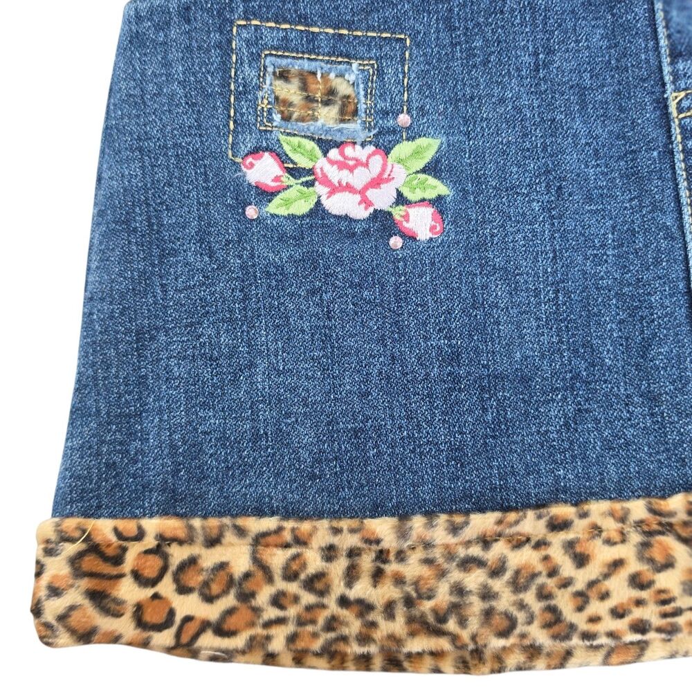 Lil Jellybean JB Kids Girls Denim Skirt Jacket Outfit Size 5 Boutique Deadstock - Picture 12 of 12